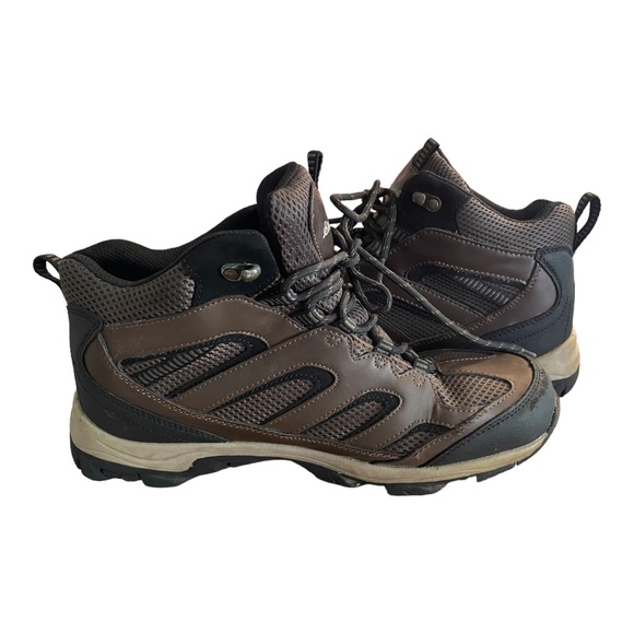 EDDIE BAUER MEN'S HIKING BOOT MODEL: GRAHAM  COLOR: BROWN SIZE: 11 - Picture 2 of 11